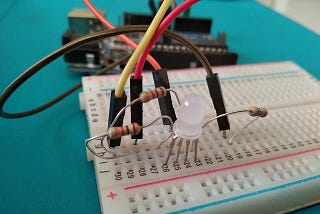 How to control RGB LED using Arduino Uno
