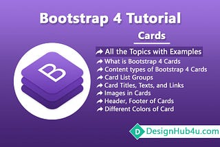 Bootstrap 4 Cards | Bootstrap 4 Cards Tutorial — DesignHub4u