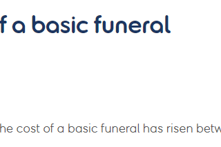 Probably The Best Funeral Plan on the Uk Market 2021