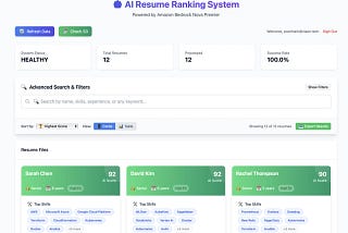AI Resume Ranking System