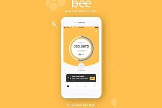 Майним новую криптовалюту Bee в приложении Bee Network.