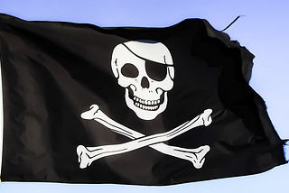 pirates, flag, skull