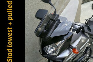 V-Strom 650 || Modifications || Reducing Buffeting Part 1 — Givi D260ST Tall windshield