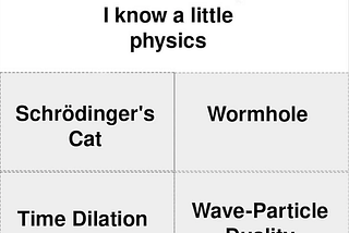 The 4 Horsemen of I know a little physics