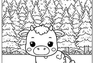 Free Cow Coloring Pages That Help Your Child Be Creative
