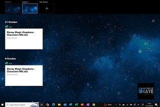 Through the Task View in Windows 10 and 11, create as many virtual desktops as you need.