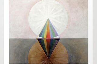 Geometric art piece by Hilma af Klint