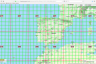 Aggregating frequent locations with MGRS and DBSCAN