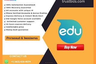 Buy Edu Emails — 100% Best Top Quality Edu Mail Account