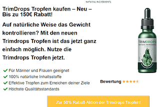 Trim Drops: Funktionen, Verwendung und Kosten Deutschland, Österreich, Schweiz