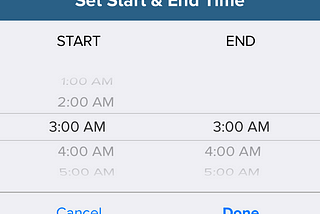 Create a custom Start-and-End Time Picker Alert in Swift