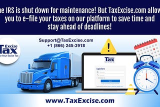 Report your Taxes Stress-Free in TaxExcise.com Amidst the IRS Shutdown!