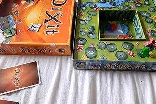 Playing Dixit Board Game with Friends