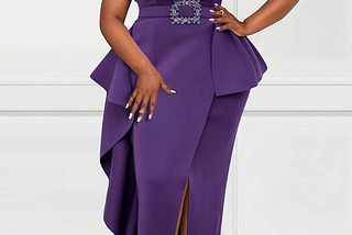 Plus size women’s fashion advice for ENTJ — Purple Series