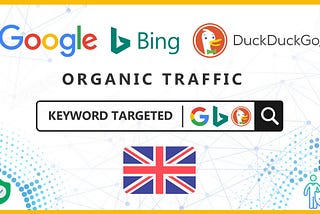 organic google,bing,duckduckgo 24h non stop UK traffic