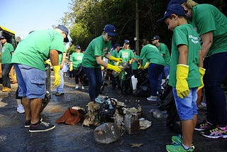 3,6 mil quilos de lixo são retirados
do Rio Taquari