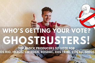 Who’s getting your vote?… Ghostbusters!