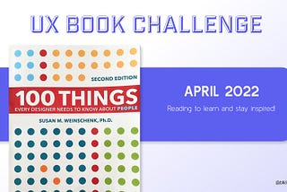 April: UX Book Challenge