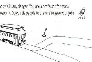 On the trolley problem and moral considerations.