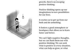 21. There’s no escaping positive thinking