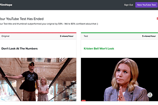 A/B Testing YouTube Videos