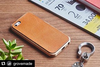 Loving the @grovemade cases #Apple #case #iphone #grovemade #wood #tech #design
