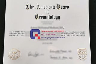 Where to buy Fake ABD certificate online?