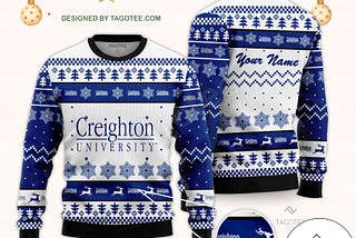 Creighton University Ugly Christmas Sweater: Bluejay Pride, Festive Style