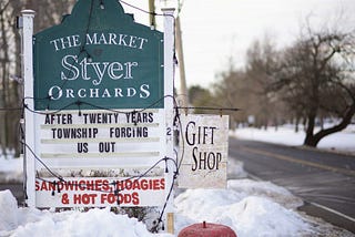 Styer orchard, market to consolidate, forcing longtime market owners to vacate