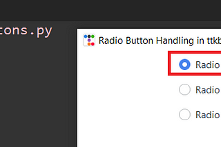 How to Create Stylish Radio Buttons in Tkinter Using ttkbootstrap