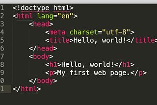 How to Code a basic website