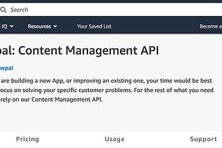 Snowpal: Content Management API (SaaS and License)