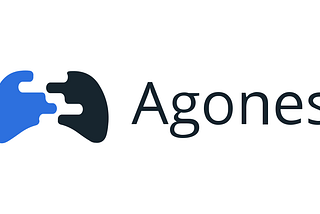 Agones logo. The shape resembles game controller.