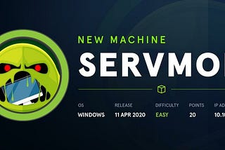 Writeup — HackTheBox — "ServMon"