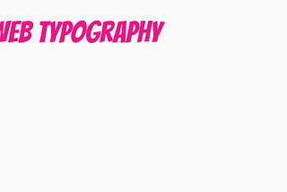 Web typography involves selecting typefaces, point sizes, line lengths, line-spacing, etc for…