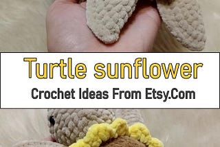Easy To Make Crochet Amigurumi Rosy Turtle Pattern