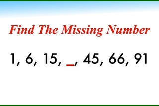 Find Missing Number