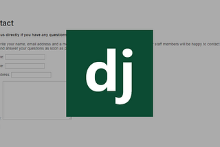 Build a Django Contact Form with Email Backend