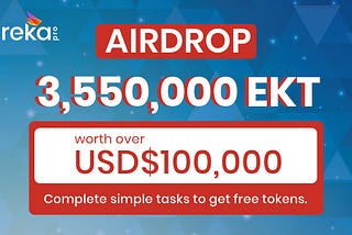 Announcing The EurekaPro Airdrop: Giving away US$100,000 worth of tokens over the next 30 days