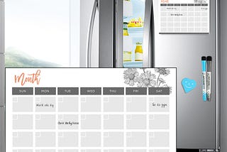 What is the Uses of magnetic dry erase calendar ?