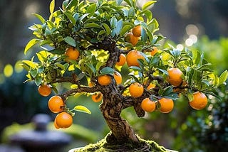 Bonsai Orange Tree : Miniature Beauty and Citrus Charm