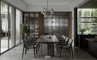 A Modern and Elegant Dining Room Design Crafted with 3ds Max