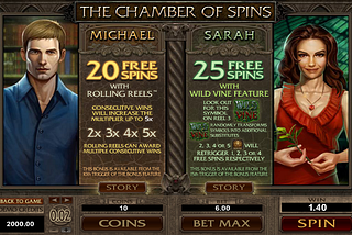 Immortal Romance Free Spins