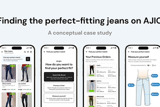 Ending the struggle of finding the perfect jeans with a tailored flow on the AJIO app
