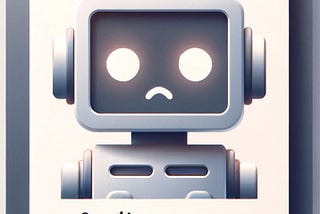 An error screen where a bot looks sad and the text says “Something went wrong”