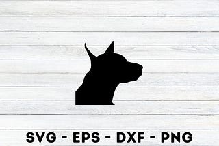 Dog Silhouette, Dog Svg