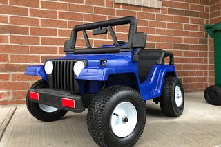 Power Wheels Restoration & Pneumatic Tire Upgrade