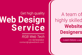 Website Design Service — RGB Web Tech