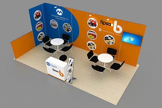 10x10 trade show displays