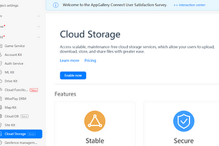 How Can I Quickly Integrate Cloud Storage of AppGallery Connect into a nodeJS